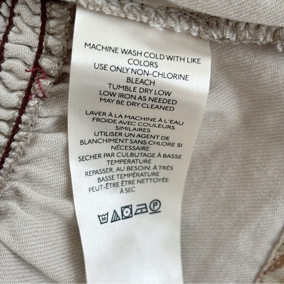 Pilcro Smocked Ruffle Mini Skirt Small Tan NEW NWT Anthropologie - Picture 6 of 8